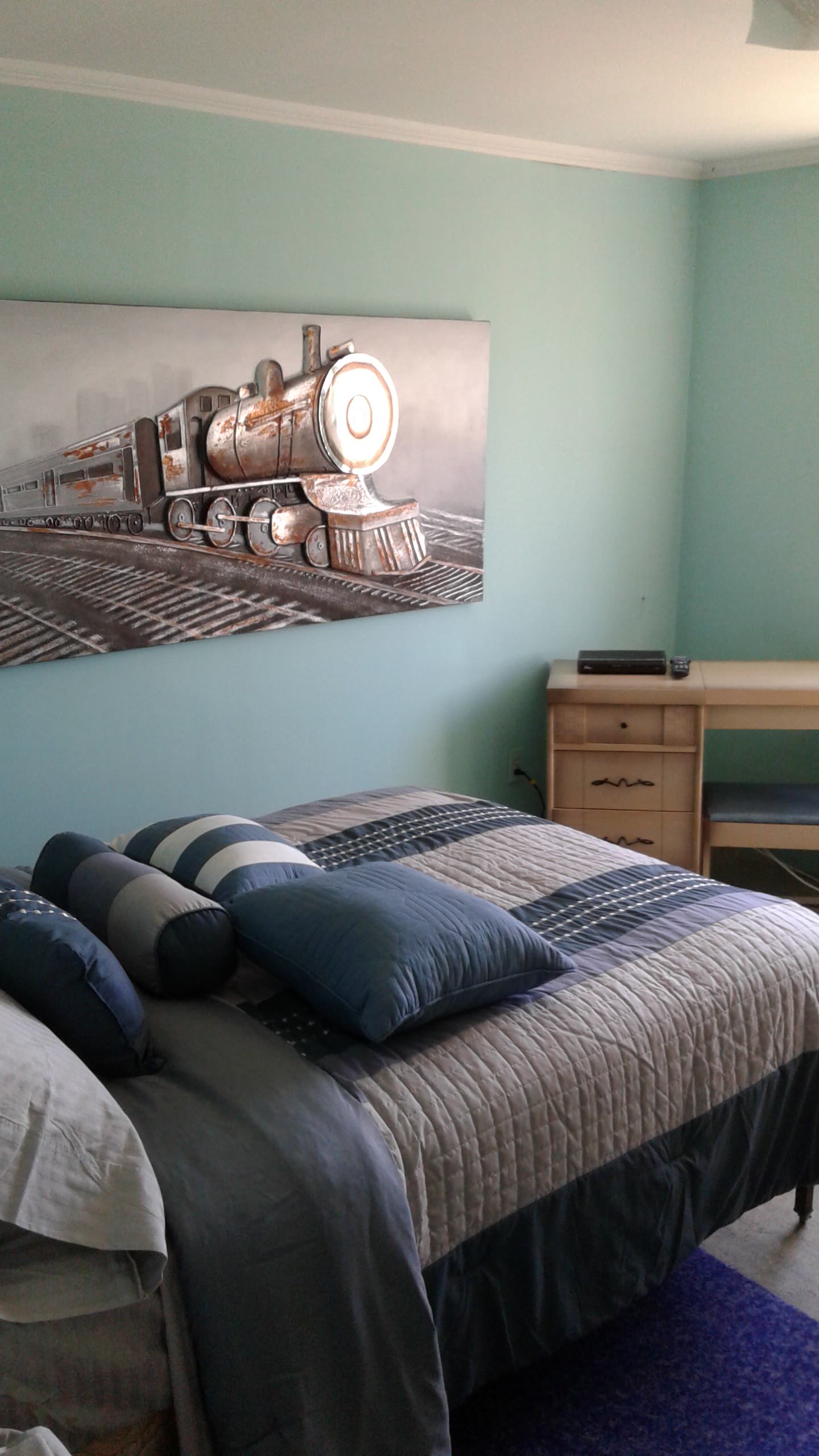 Photo chambre lit double - Belle maison à louer Gaspé